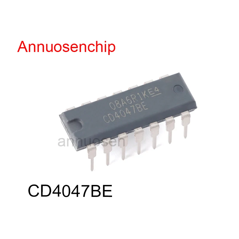 10PCS New and Original  DIP-14 CD4047 CD4047BE