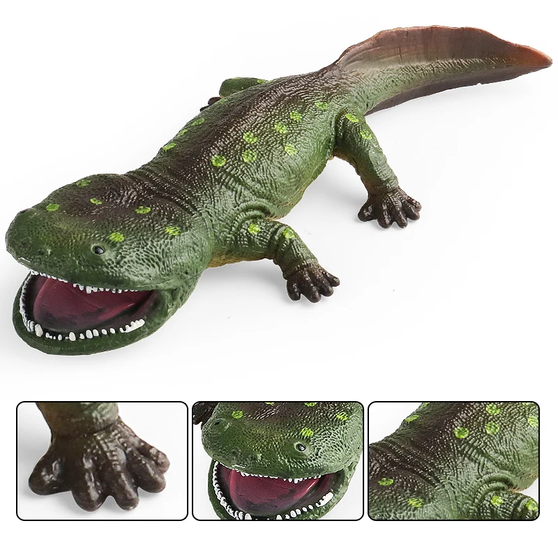 Oenux pré-histórico pólo sul koolasuchus crocodilo modelo figuras de ação vida marinha selvagem animais pvc coleção educação brinquedo do miúdo