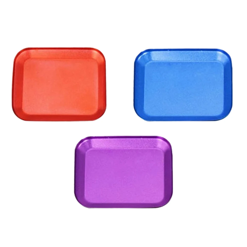 Magnetic Mini Screw Mat Tray Plate Aluminum Alloy Pad Bits Box For Car Boat Drone RC Crawler Model Phone Repair Tools