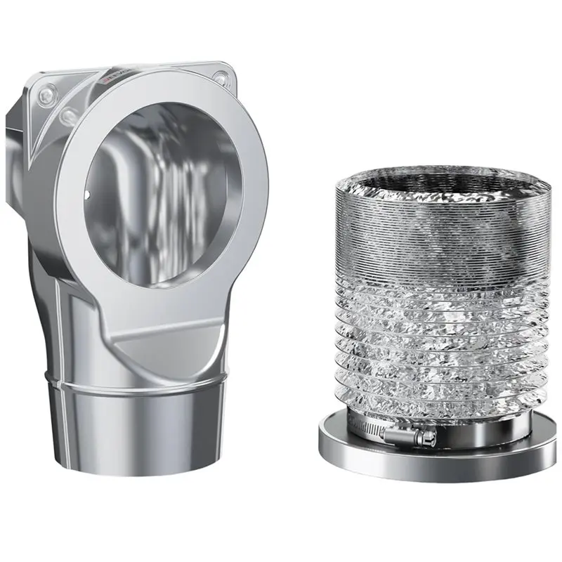 New Arrivals-Dryer Vent Coupling Magnetic Exhaust Connector Airtight Seal Kit