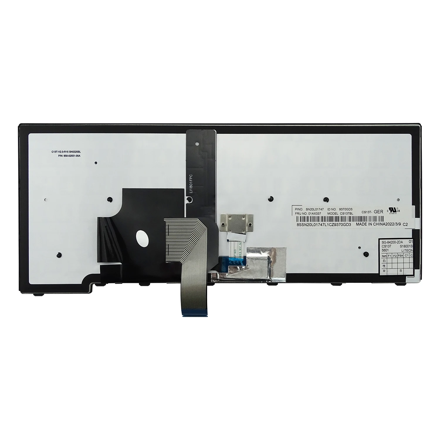 Deutsche Notebook-Tastatur, geeignet für Lenovo ThinkPad T440 T440S T440P T450 T450S T460 L440 L450 L460 L470 T431S E431 E440