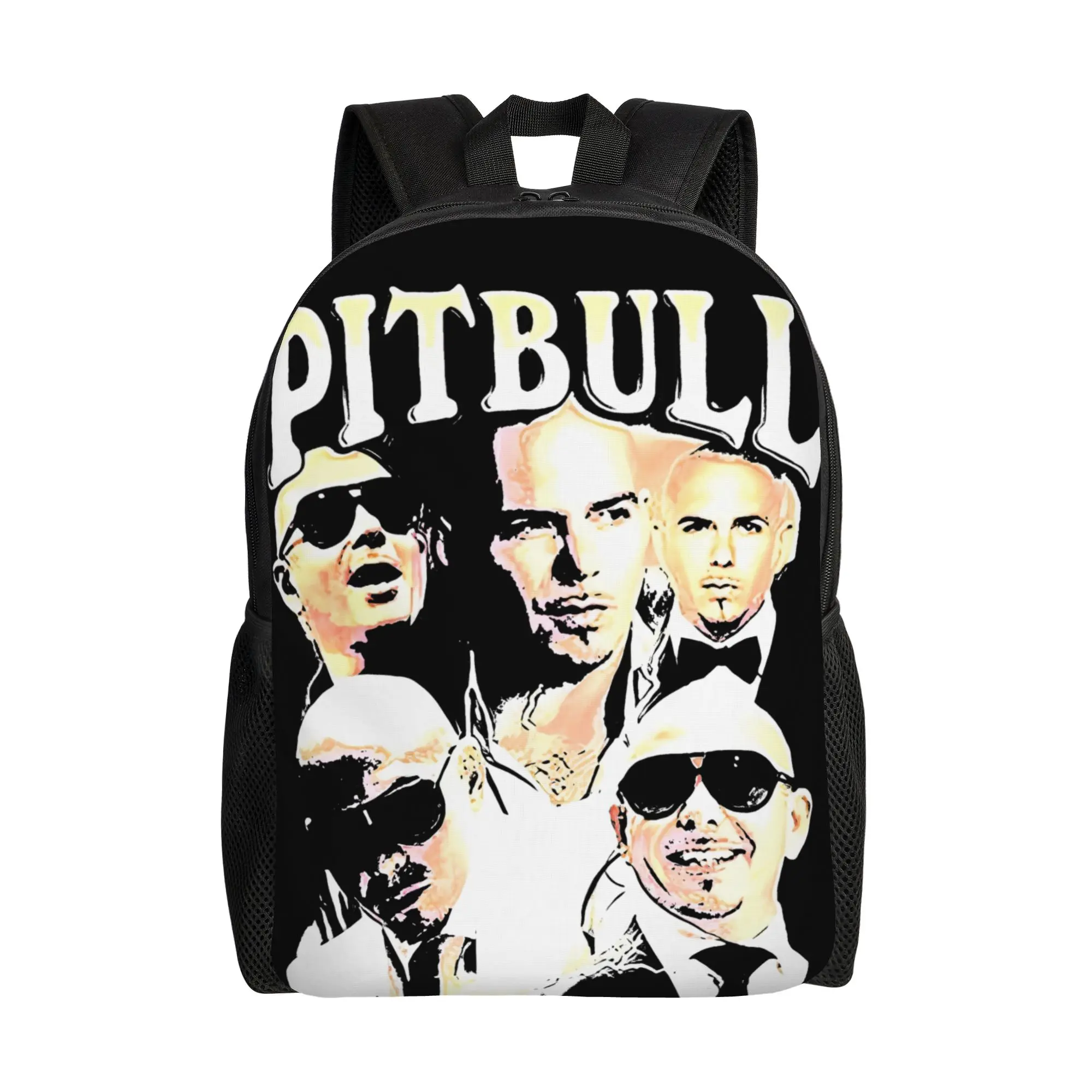 

Винтажный рюкзак Pitbull Mr. Worldwide, оригинальные рюкзаки унисекс, большие повседневные школьные сумки, высококачественный рюкзак