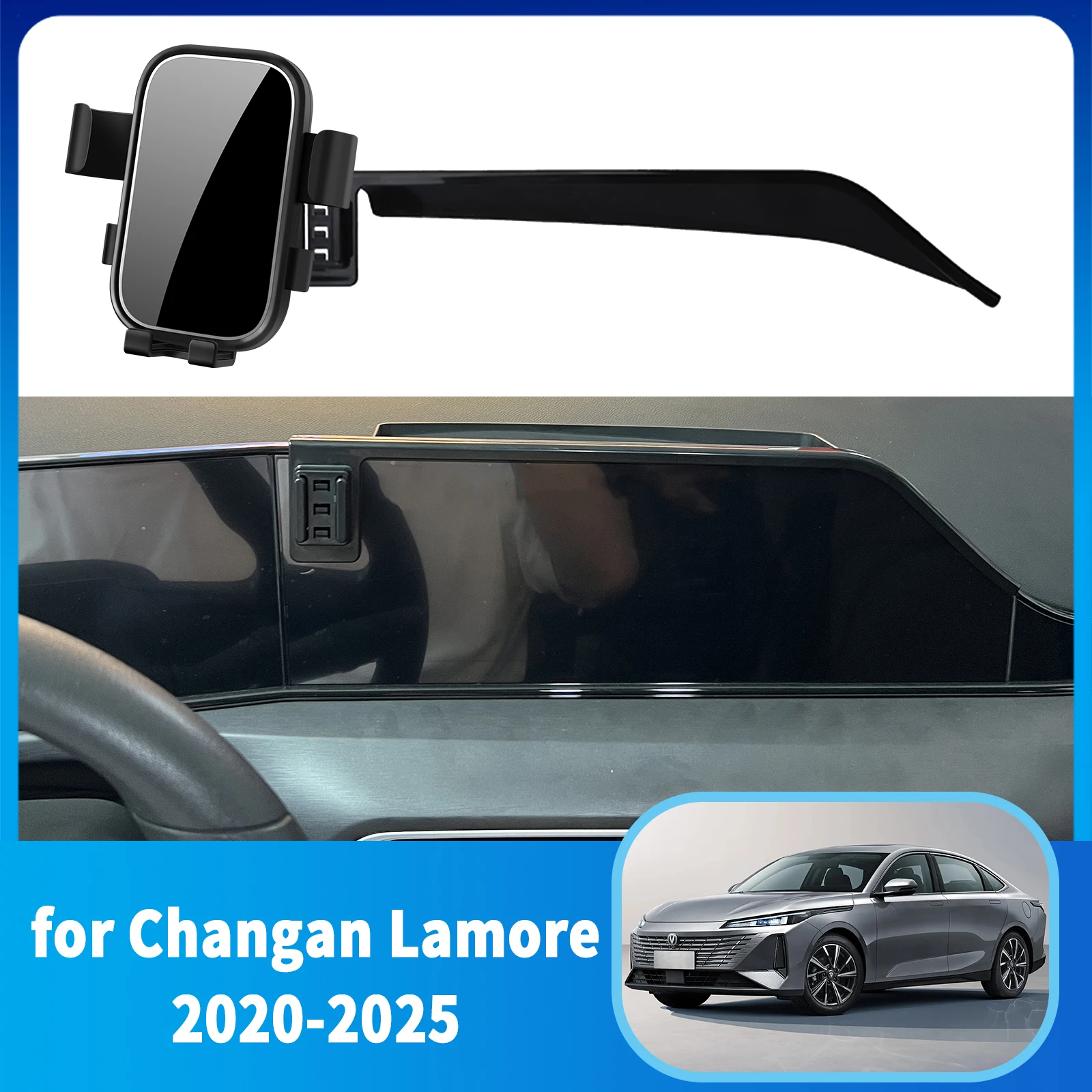 

Car Mobile Phone Holder for Changan Eado Plus 2025-2020 GPS Bracket Navigation Stand Auto Accessories