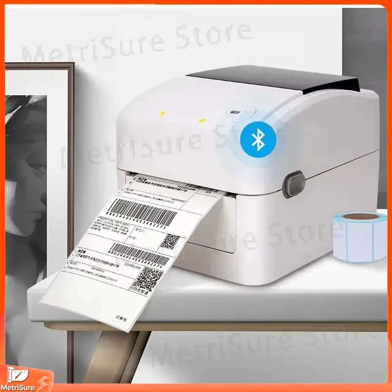 4 inch USB thermal barcode label printer for express logistics e-commerce platform desktop sticker printer shipping label