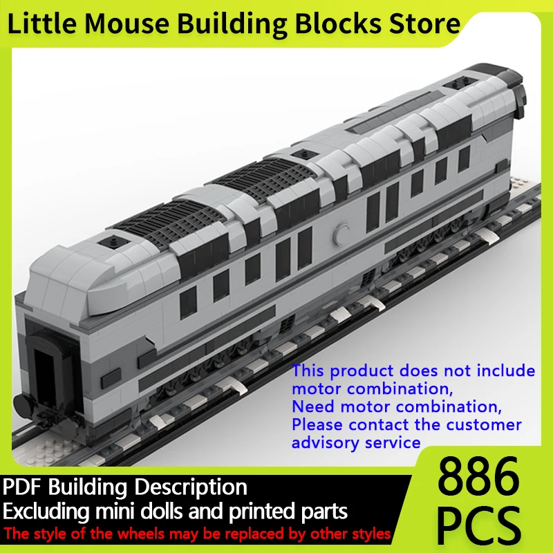 

Popular Movie Model MOC Building Bricks Doomsday Train Modular Technology Gifts Holiday Assemble Children Toys Suit
