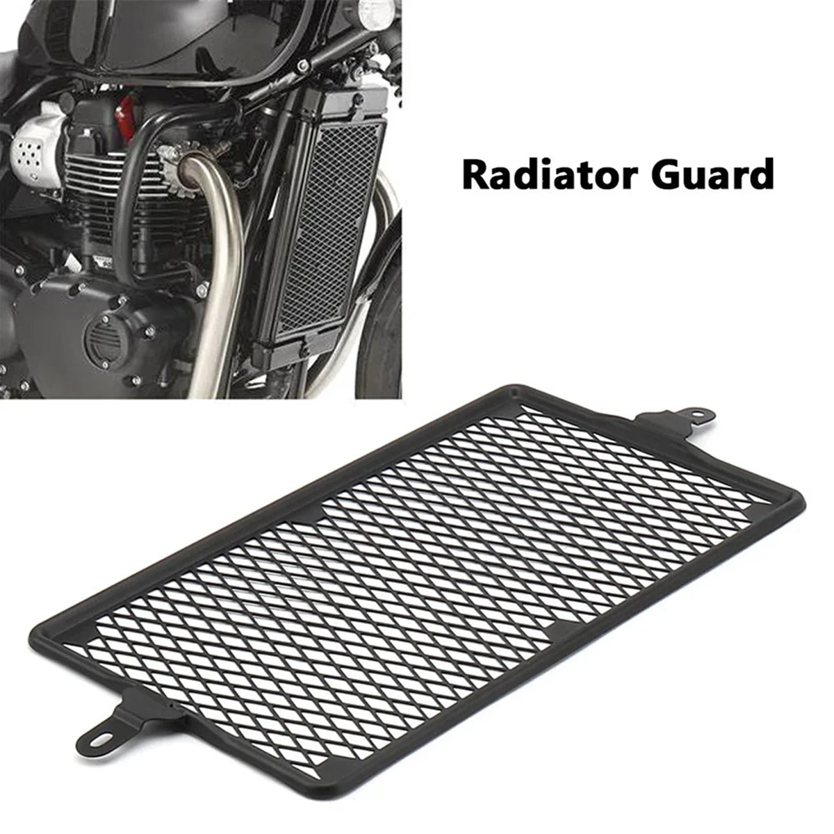 Motorcycle for Street Twin Speed Twin Radiator Grille Guard Protector Cover for Bonneville T100 T120 Thruxton RS