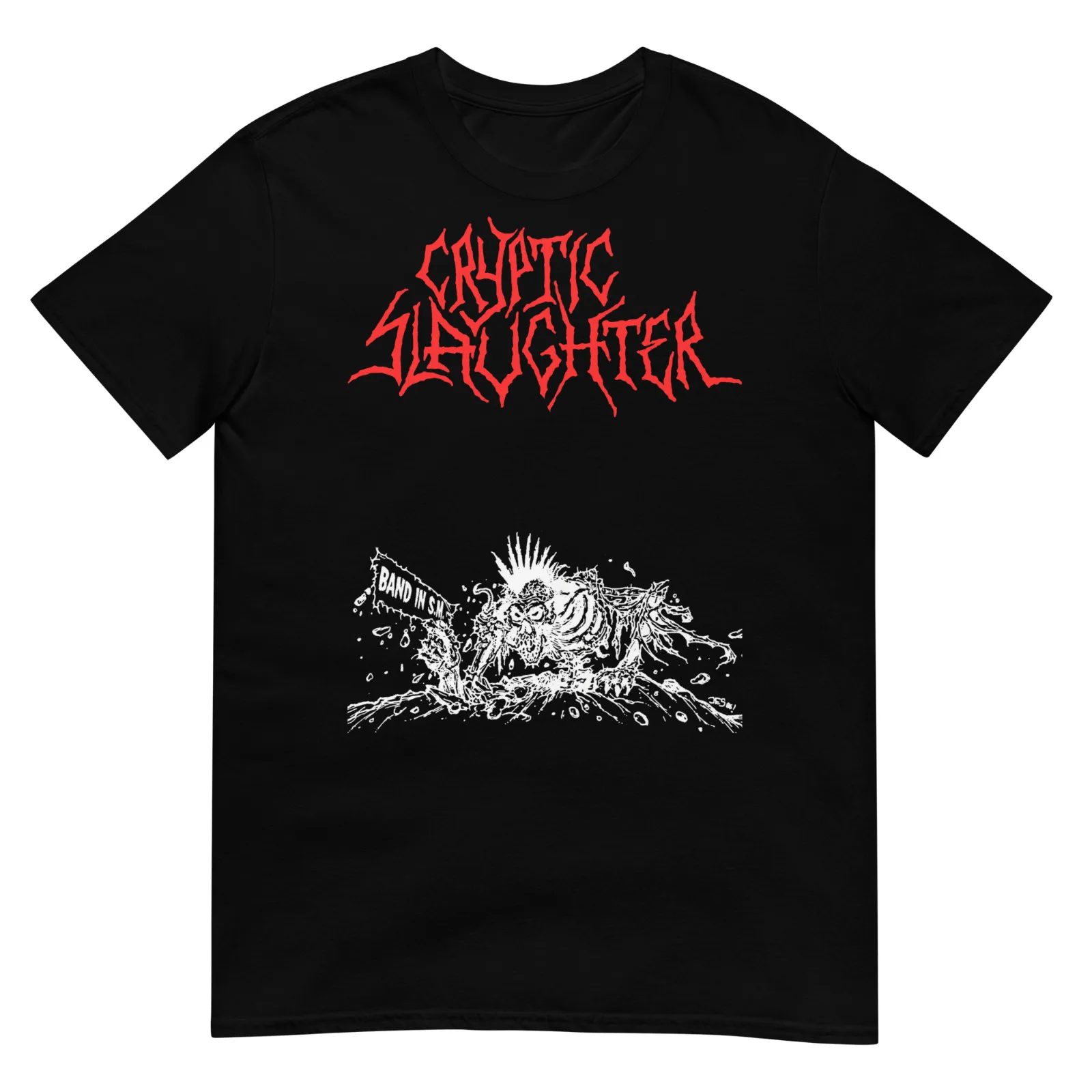 

CRYPTIC SLAUGHTER "Band In S.M." (One Sided) T-SHIRT