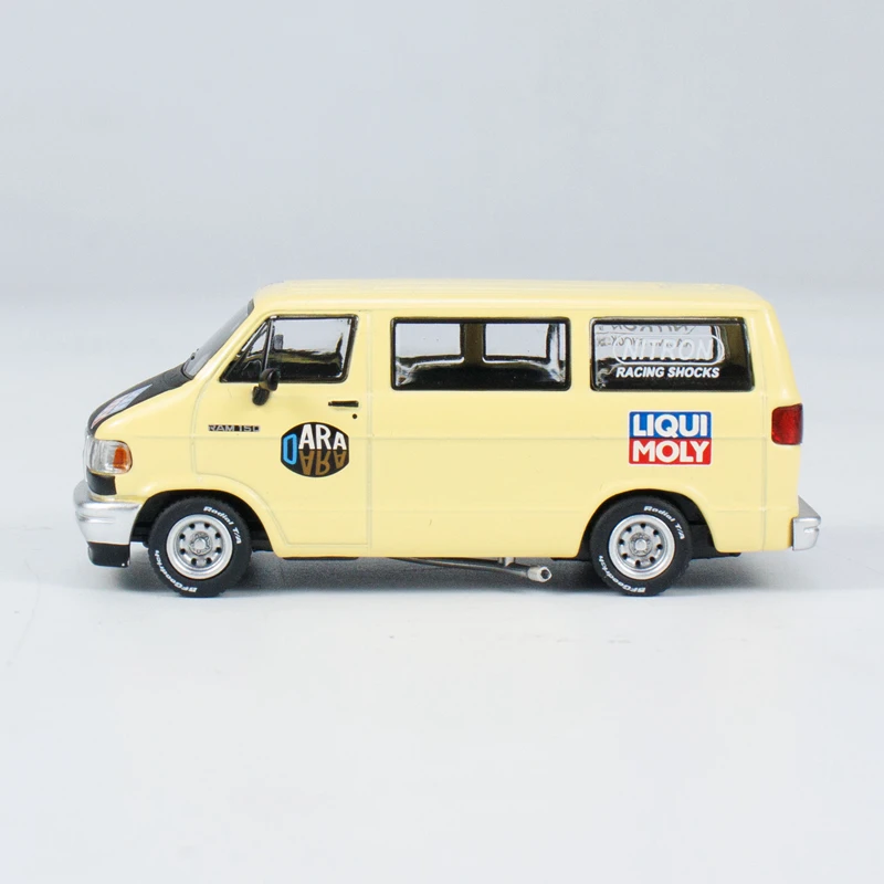 Tarmac Works 1:64 Dodge Alloy Car Model Dodge Van Play Vehicles Modification Diecasts & Toy Vehicles Toys for Kids