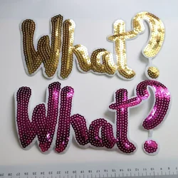 Ironing Sequin patches for clothes DIY iron on embroidery parche appliques Embroidery applique patch ropa clothing accessory