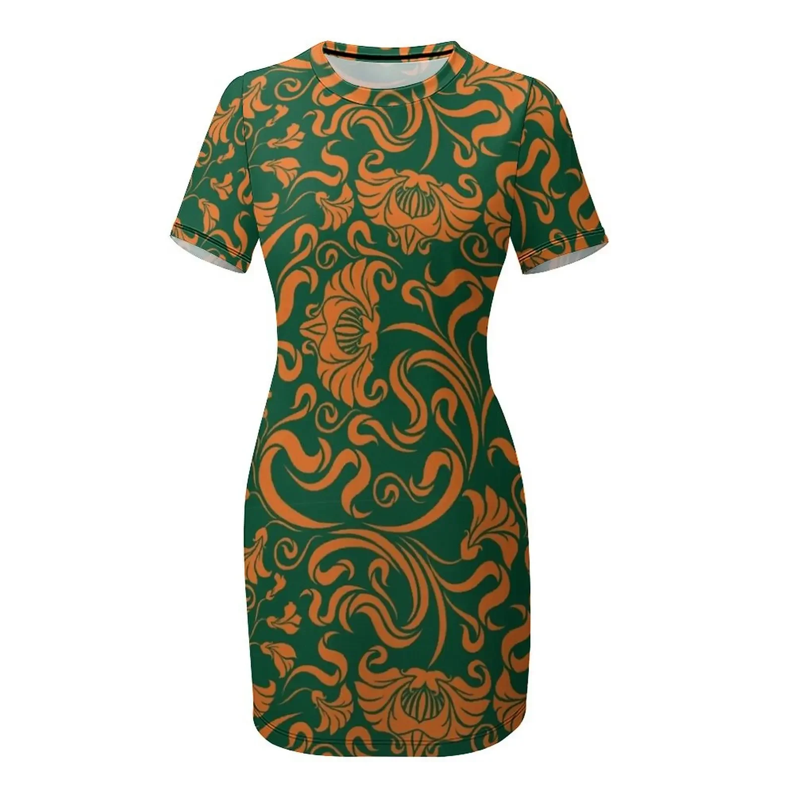 Florida- Floral Short-Sleeved Dress Female dress birthday dress dresses for womens 2025