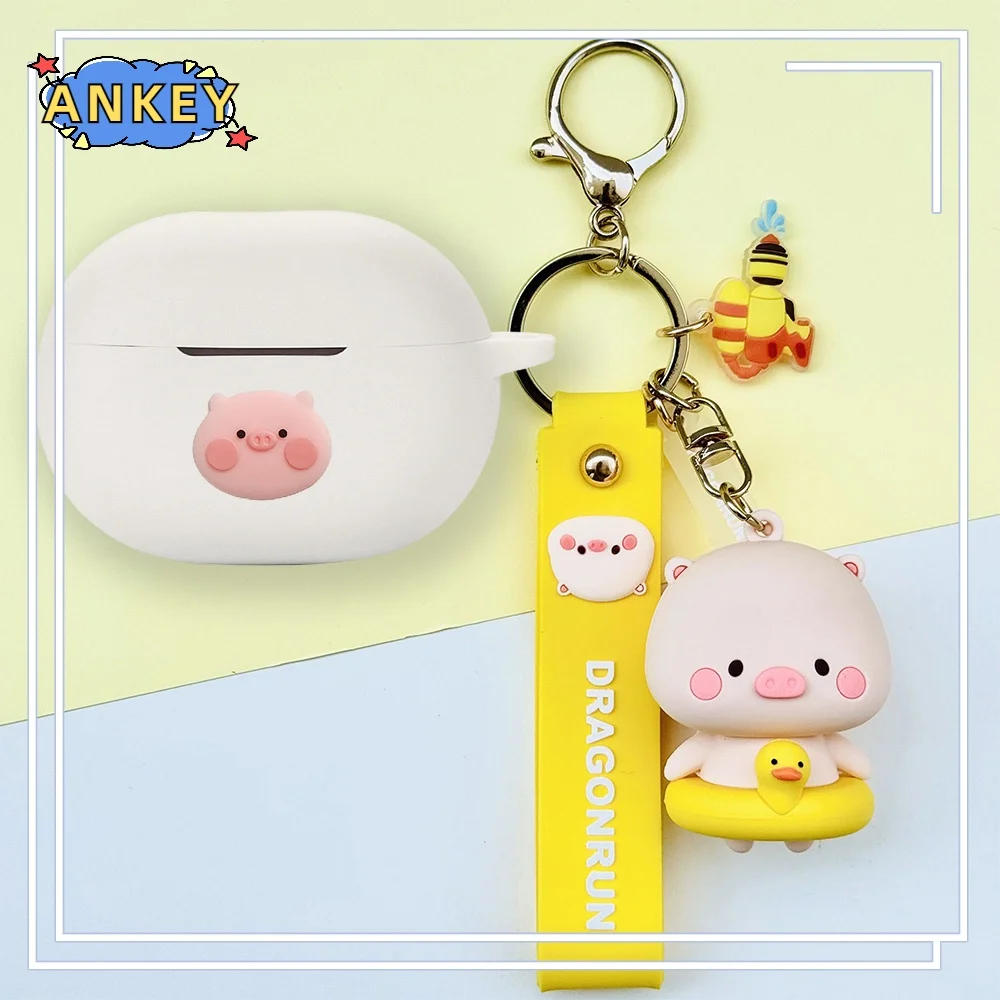 Untuk Anker Soundcore Life P3i , Note 3i casing silikon earbud lembut note3i pelindung Headphone kulit Headset dengan liontin