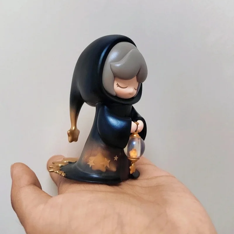 Laplly Stellar Songs Mystery Box Tarot Przepowiedni i Zodiakalny Gashapon Prezent Kreatywna Dekoracja Figurka Black Day Star Master Empress