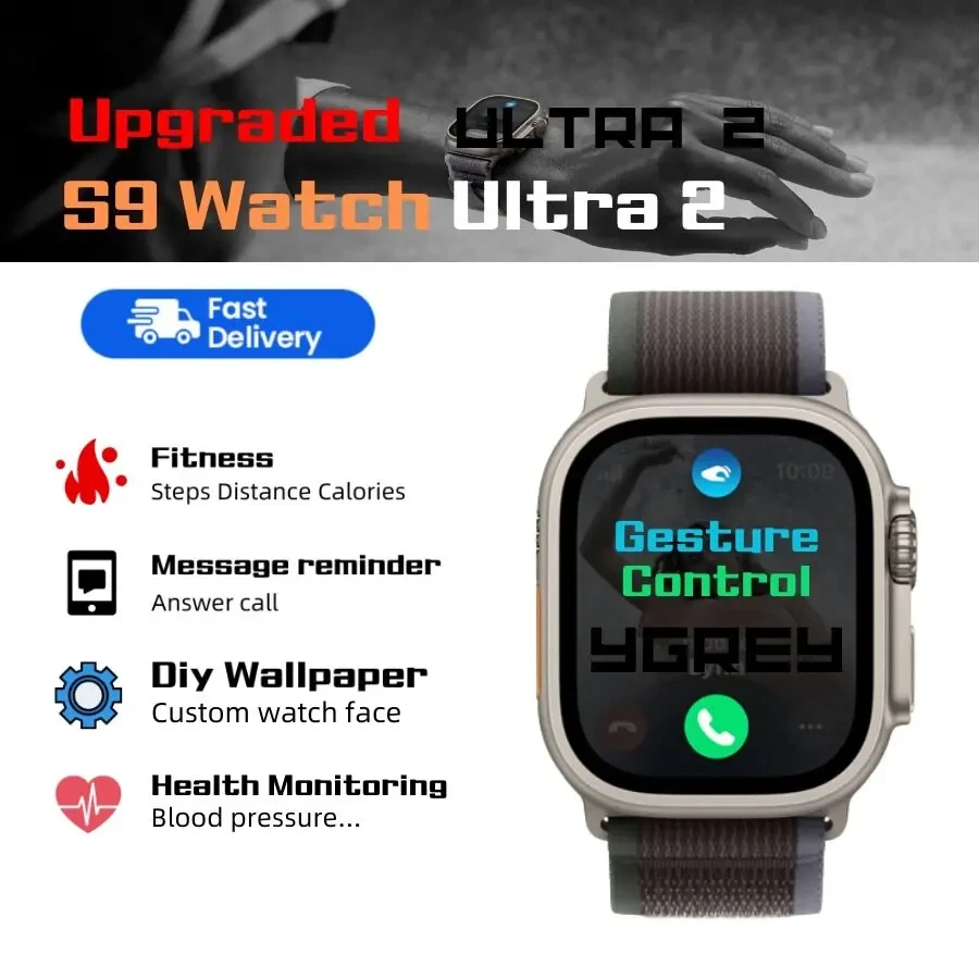 New Original  Smart Watch T900 Ultra 3 Phone Call Series 8 Custom Watch Face Sport Waterproof Sport Fitness Tracker Smartwatch