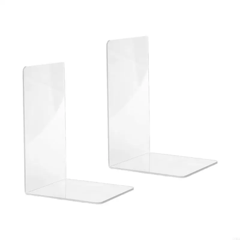 CORA Elegant Design Acrylic Books Stand Books Display Stand Bookends, Stand for Displaying Books, Picture Albums, Notebooks