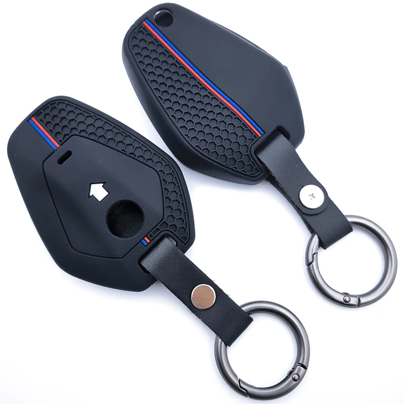 Funda de silicona para llave de motocicleta FOB para Bmw GS R 1300 Big GS 2023 R1250 GS Beemer Boxer Adventure Bike, accesorios para llave