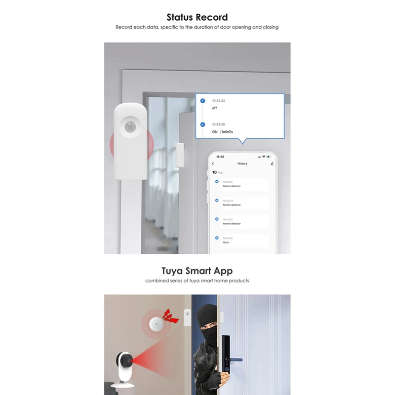 ワイヤレス磁気ドアおよびwifiセンサー,スマートウィンドウ,アラーム,ホームセキュリティ