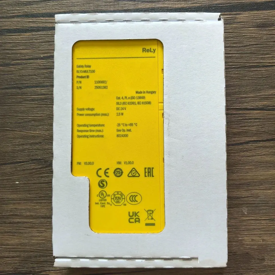 100% New and Original RLY3-MULT100 Safety Relay FedEx /UPS fast delivery Warranty One-year
