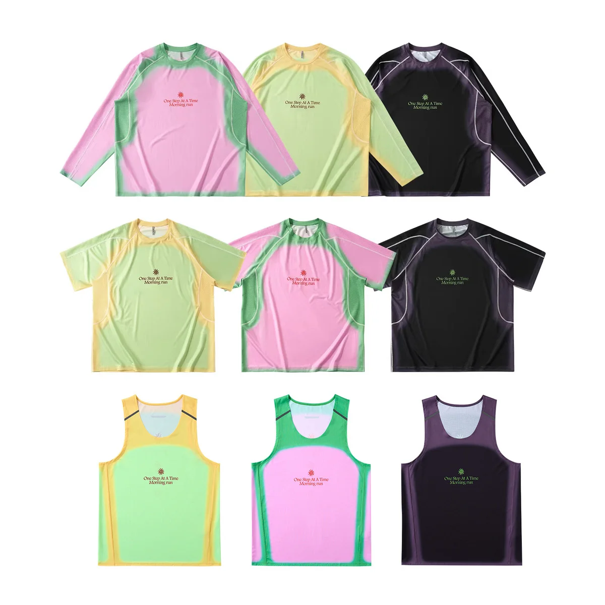 Outdoor Sports Running T-shirt Men Women Quick Dry Breathable Lightweight Fitness Short Sleeve T Shirts Tops Couple Tshirt