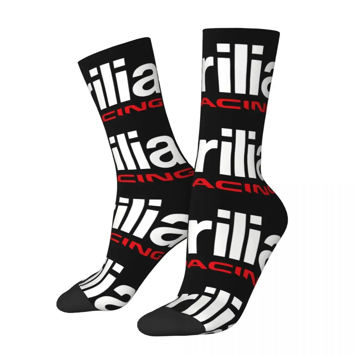 Calzini da uomo da corsa Vintage Harajuku Aprilia Street Style novità Casual Crew Sock