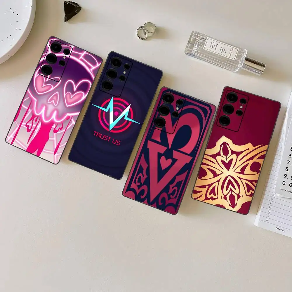 H-Hazbins-Hotels Phone Case For Samsung S 24 fe 25 Ultra plus 20 lite 21 30 22 23 24 22 Ultra 5G Fundas view 5