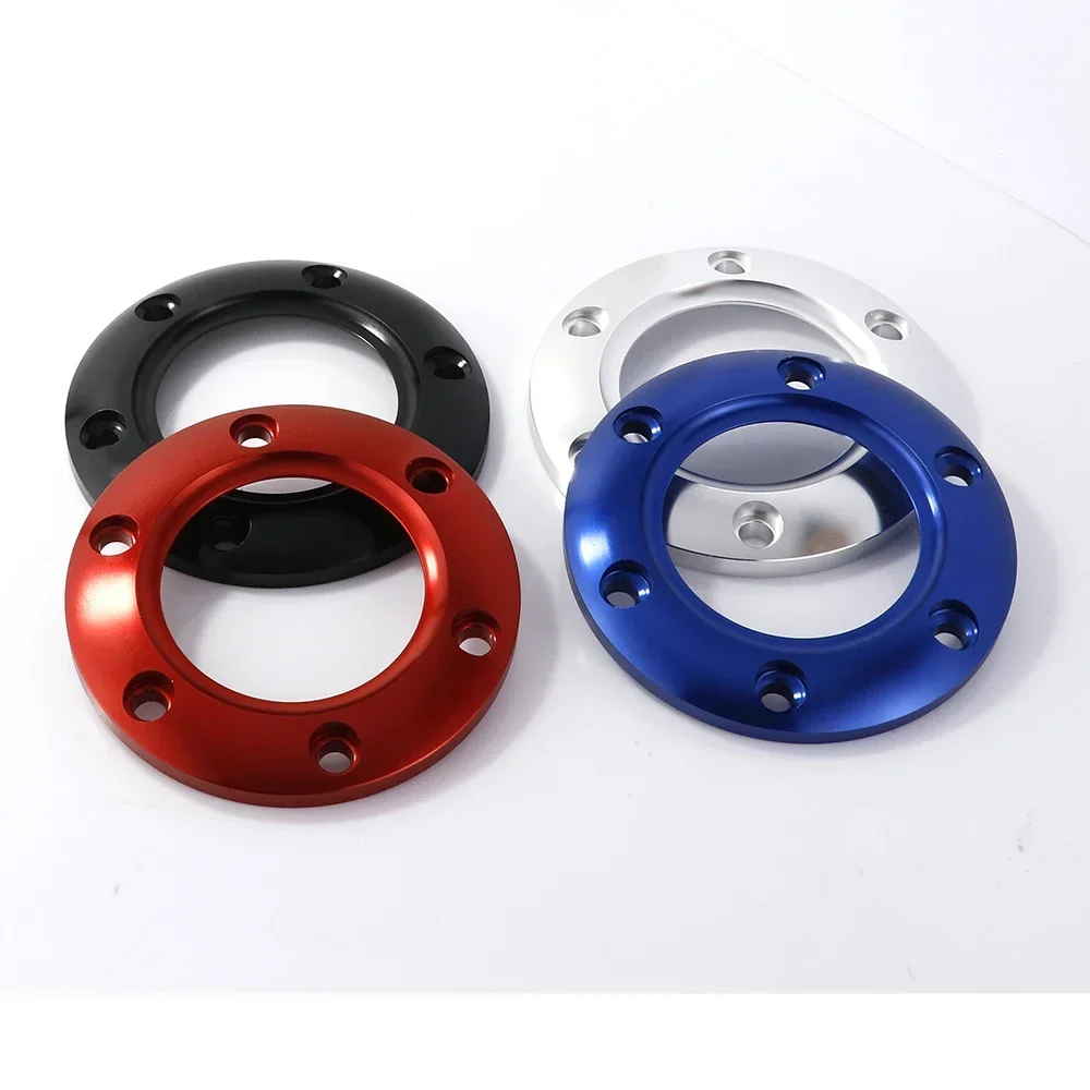 Car Styling Racing Sport Steering Wheel Horn Button Cover Carbon Fiber Aluminium Retainer Ring PCD 70mm