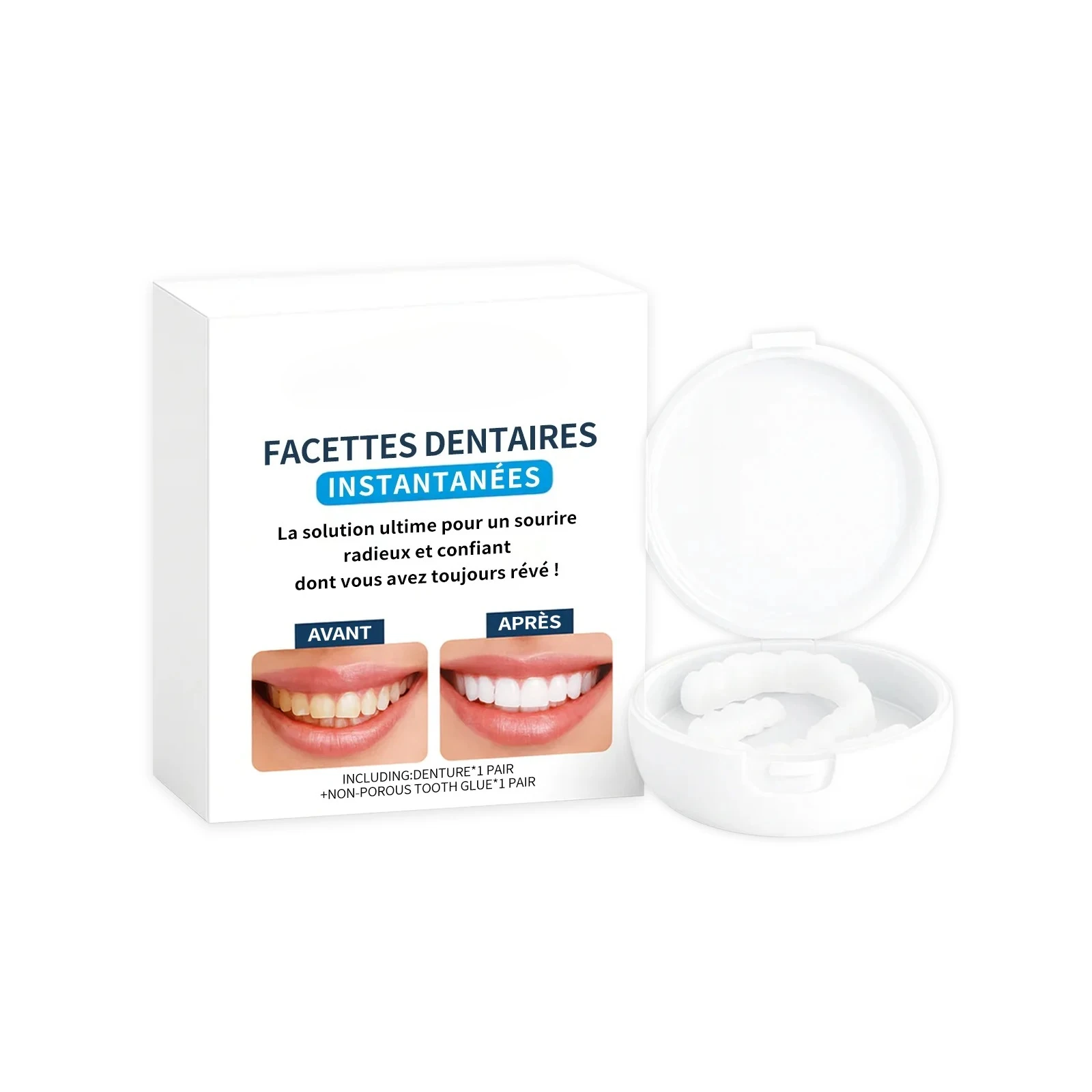 أطقم أسنان بمشبك قابل للتعديل - تعزز جماليات الابتسامة، مصنوعة من مادة 2026، غطاء تجميلي للأسنان #6