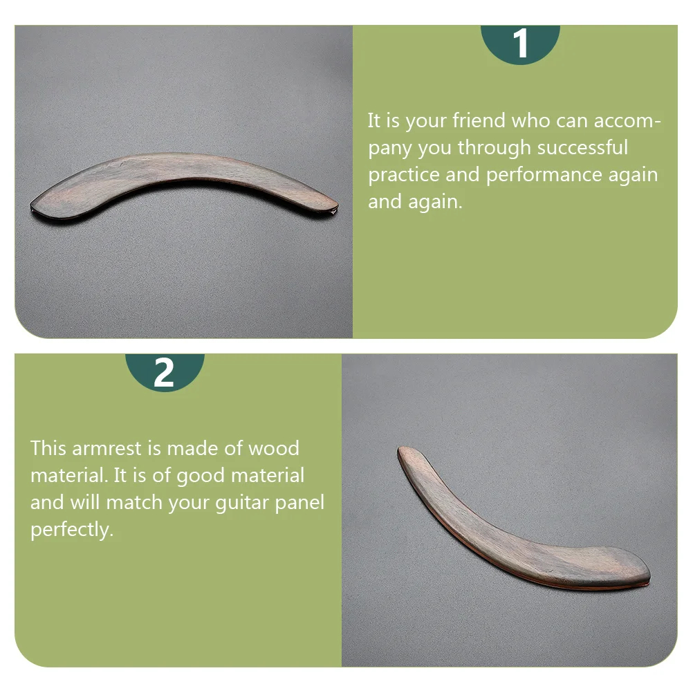 

Premium Wooden Guitar Armrest Hand Guard Replacement Durable Non-Slip Acoustic Electric Folk Guitar Accessory Practical Hand