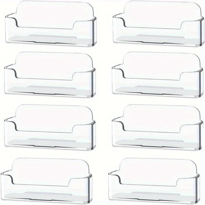2pcs Business Card Display for Desk Business Card Stand, Ideal for Doctors Offices, Travel Agencies, Retail Outlets