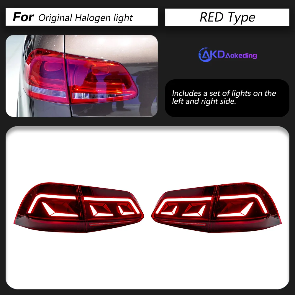 Car Lights for VW Touareg 2011-2018 LED Auto Taillights Upgrade