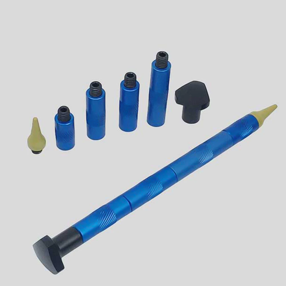 Car Paintless Dent Repair Tools Aluminum Alloy Knock Down Tool Tap Pen Adjustable Length Metal Surface Body Dent Removal Tools