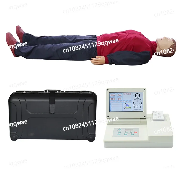 Cardiopulmonary Resuscitation Simulator First Aid Training Practice Dummy Heart Pacing Mannequin