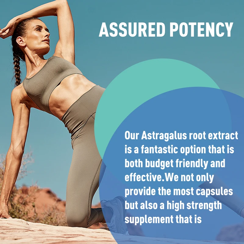 Astragalus Root - Supports Immune System and Cardiovascular Health, Aids Sleep and Relieves Stress