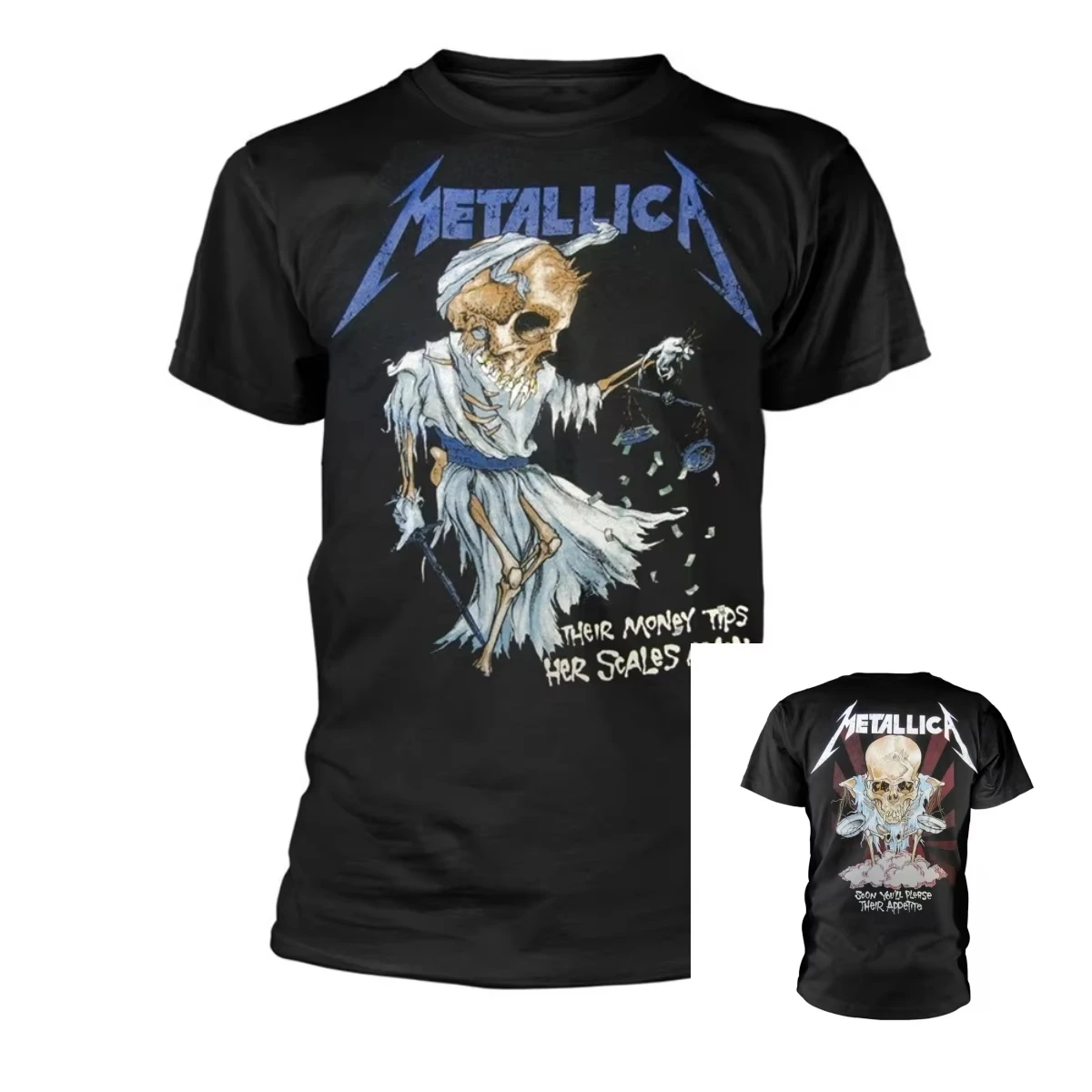 2026 Metallica Kill 'Em All Tour Band T-Shirt Cotton Graphic Tee Men Women Summer Streetwear Ins Y2k