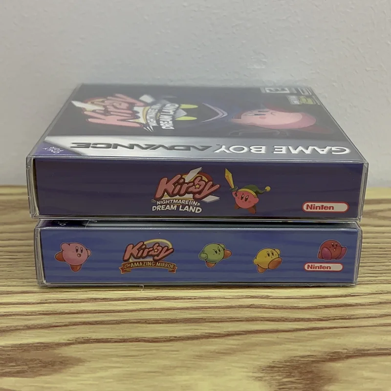 GBA Game in Box Kirby Series Amazing Mirror Nightmare in Dream Land  for 32 Bit Video Game Cartridge USA Version No Manual