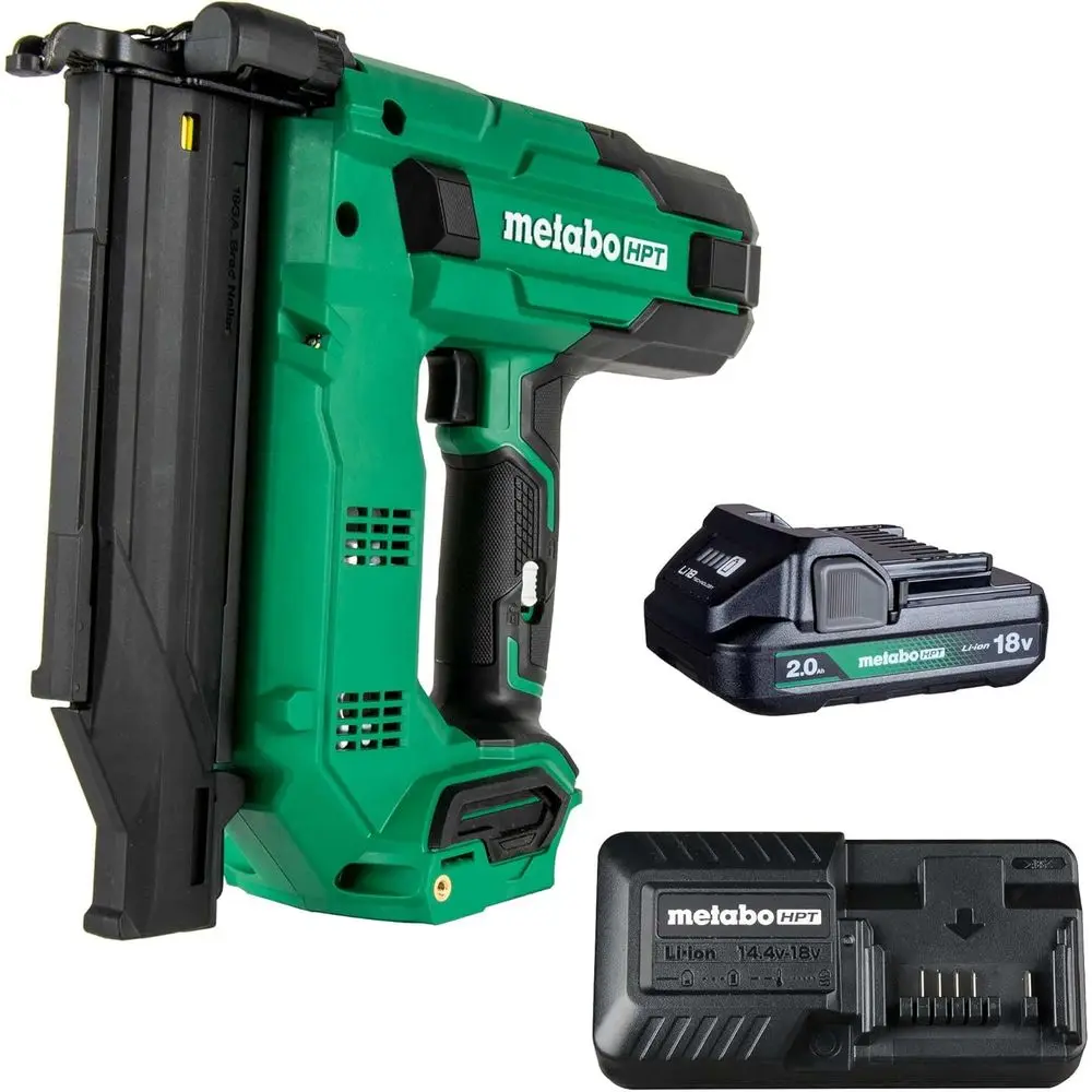 

18V Cordless 18 Gauge Brad Nailer Kit with 2.0Ah Battery, Drives 5/8 to 2 Nails, 700 Shots per Charge