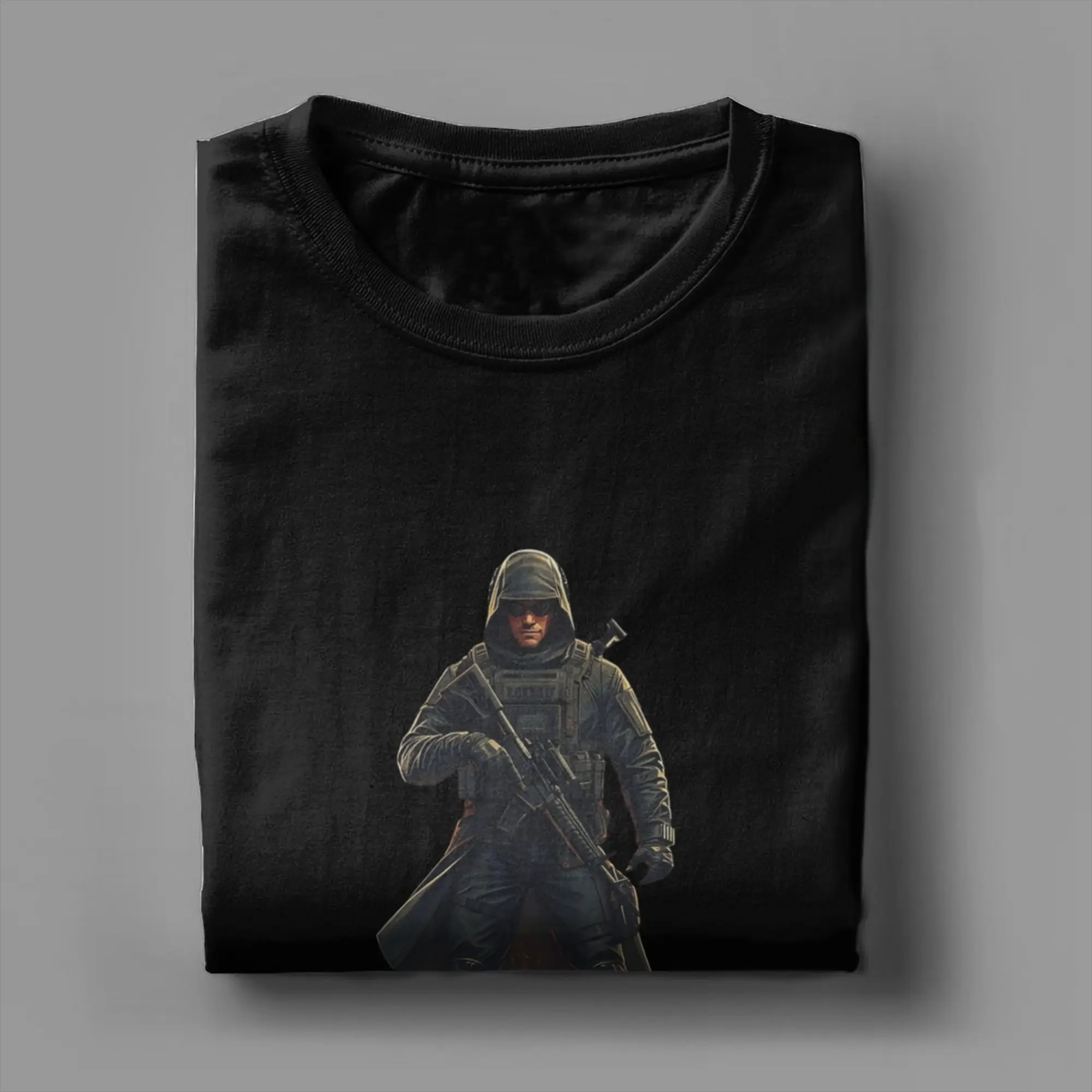 جرافيك مطبوعة ساحة المعركة 6 ألعاب مضحكة BF6 تي شيرت للجنسين 100% قطن تي شيرت ملابس قصيرة الأكمام #4