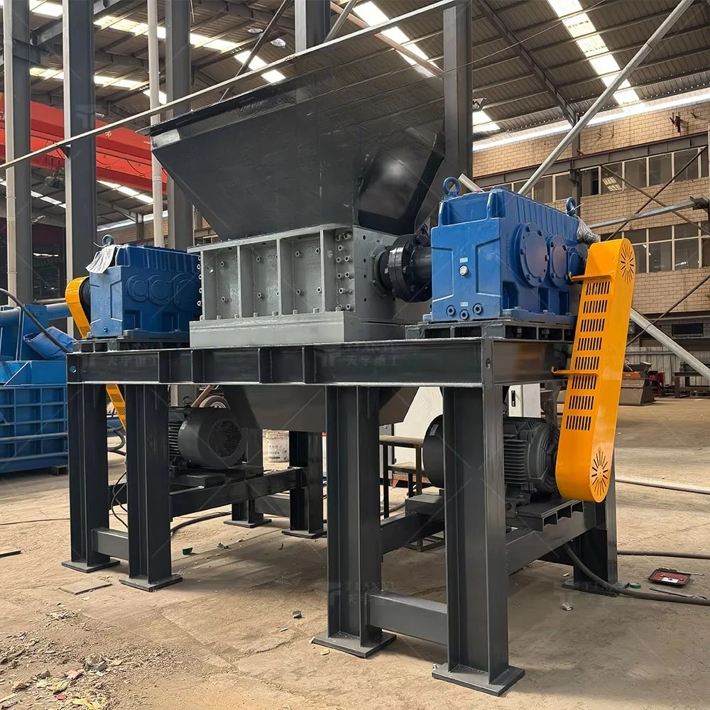 Suministro de fábrica Máquina trituradora biaxial duradera Máquina trituradora de carne Trituradora de huesos de carne