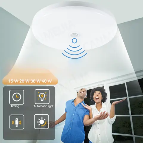 모션 센서 LED 천장 램프, 복도 PIR 유도 야간 램프, AC85-265V 천장 램프, 스마트 홈 조명, 복도 복도
