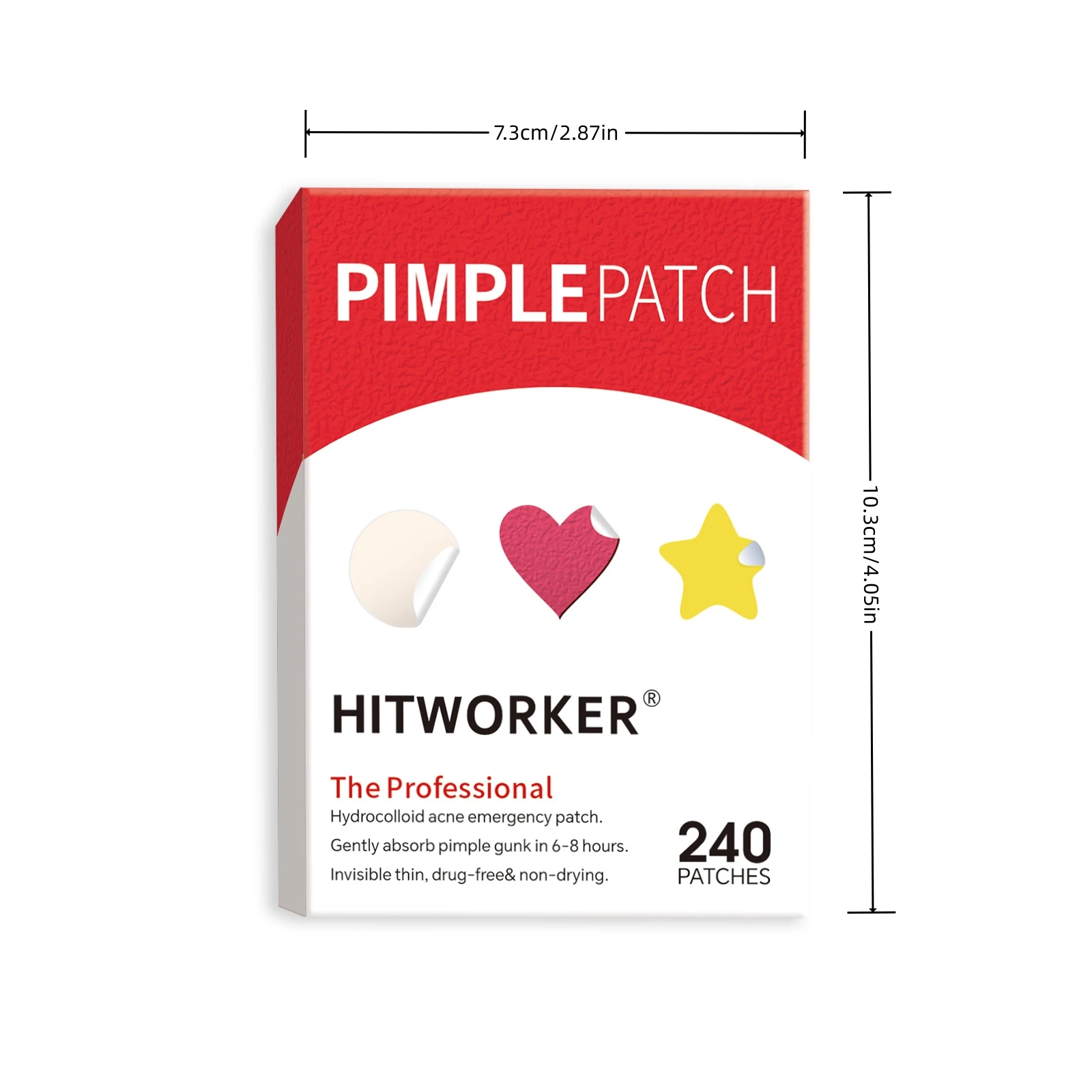 240pcs Hydrocolloid Pimple Patch Professional Design for Acne Removal Skin Care Treatment Patches