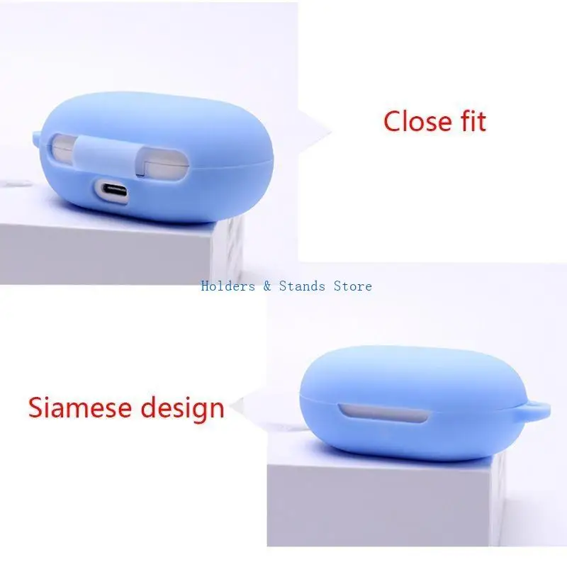 Y4Ue draadloze headset beschermhoes voor enco w31 lite oordopjes stofomslag schokbestendige shell wasbare behuizing anti-stof