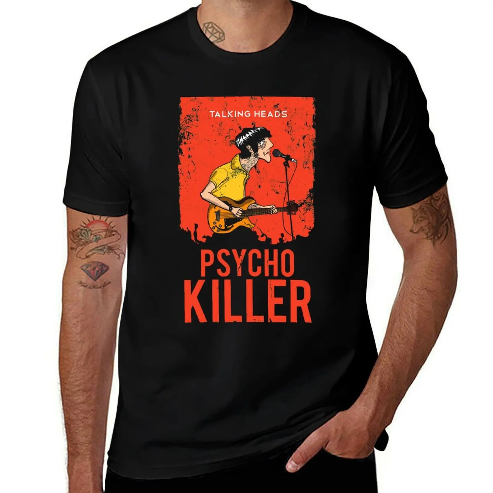 TALKING HEADS : PSYCHO KILLER T-Shirt t shirts with prints T-Shirt