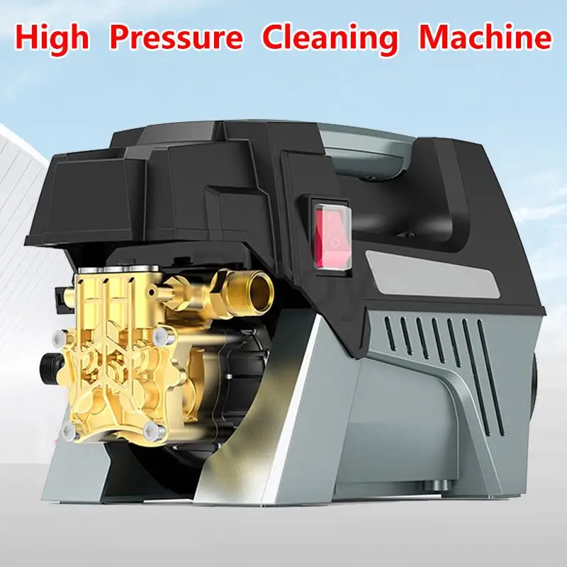 High Pressure Household Car Washer Garden Washing Machine Karcher Water Gun Garden Commercial 750W High Power Cleaning Machine