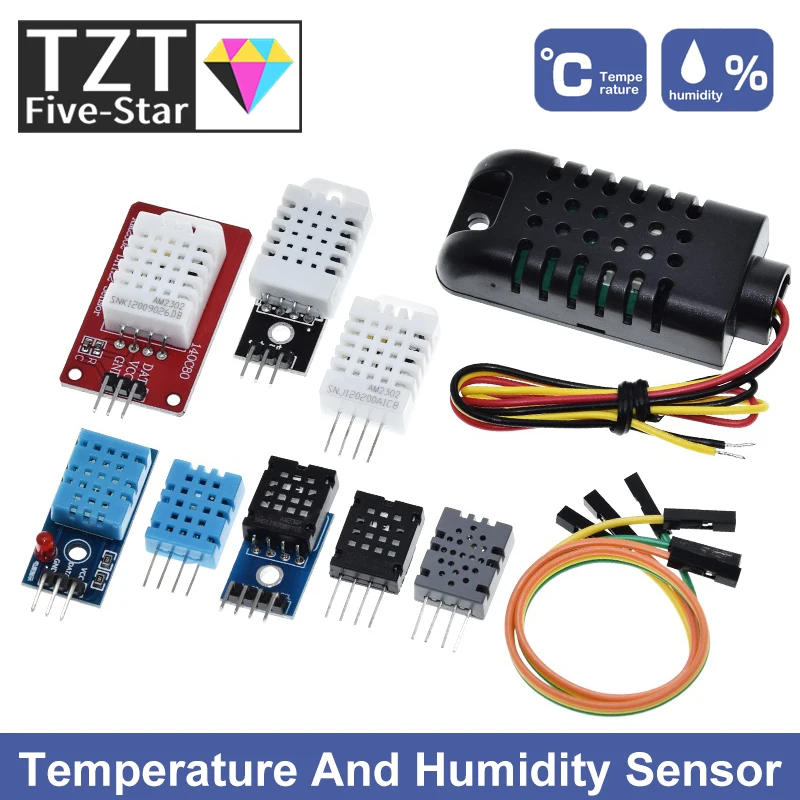 Digital Temperature and Humidity Sensor DHT11 DHT22 AM2302 AM2301 AM2320 MW33 Sensor And Module For Arduino electronic DIY