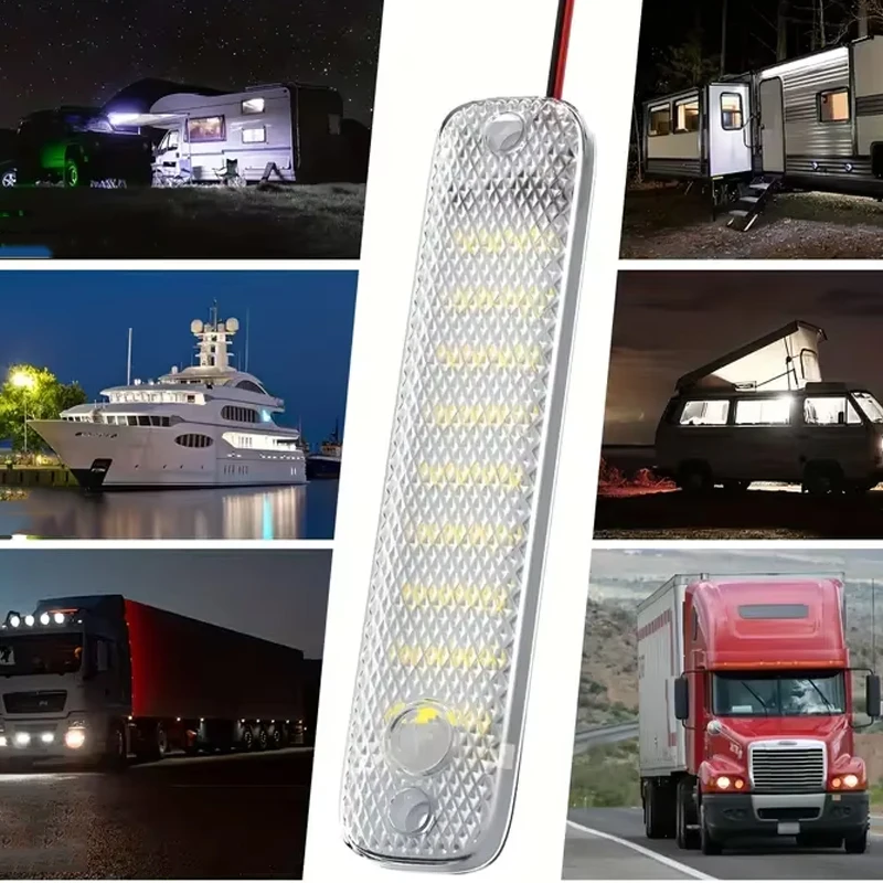 

2pcs LED Car Interior Dome Light with Switch 36 SMD LED Beads, Super Bright Reading Light for Trucks, Vans, RVs, Campers, Boats