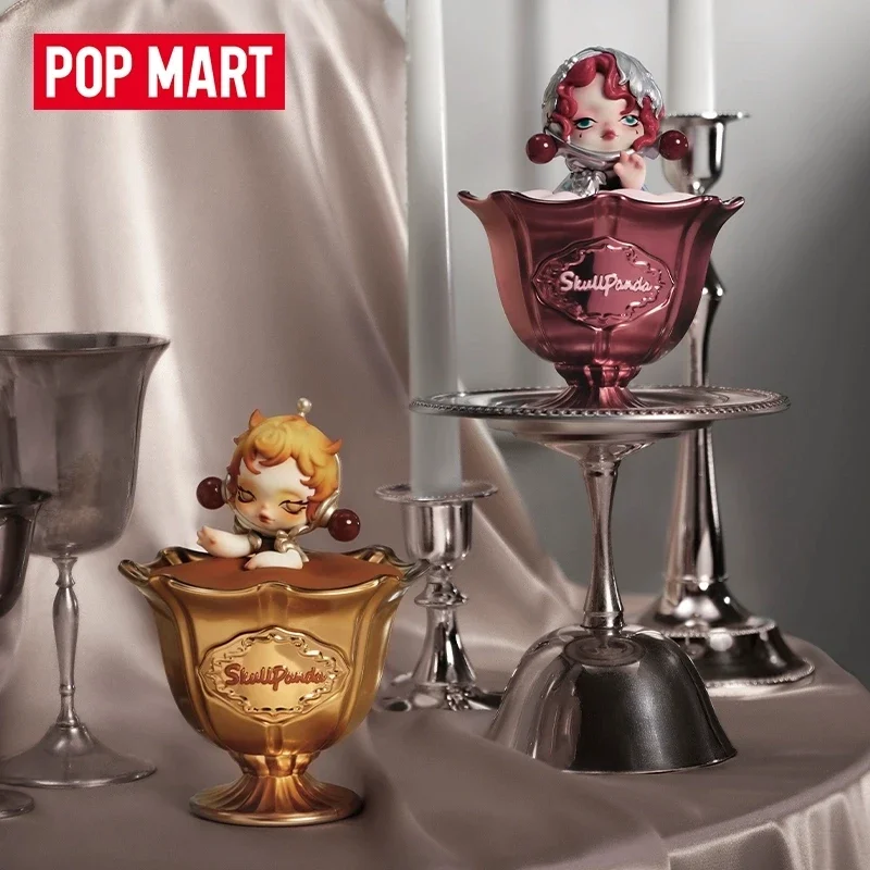 POPMART SKULLPANDA The Feast Begins Series Scented Candle Trendy Blind Box Cute Anime Action Figure Guess Bag Toys Desktop Decor view 5