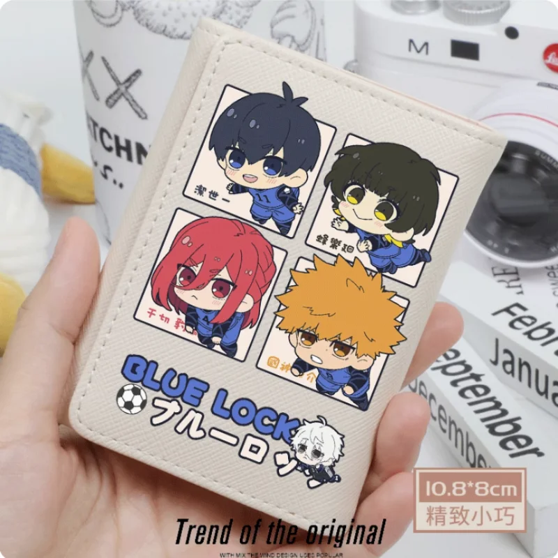 Anime Blue Lock Isagi Yoichi Chigiri Hyoma Mode Portefeuilles Pu Portemonnee Kaarthouder Hasp Geld Tas Cosplay Cadeau B157