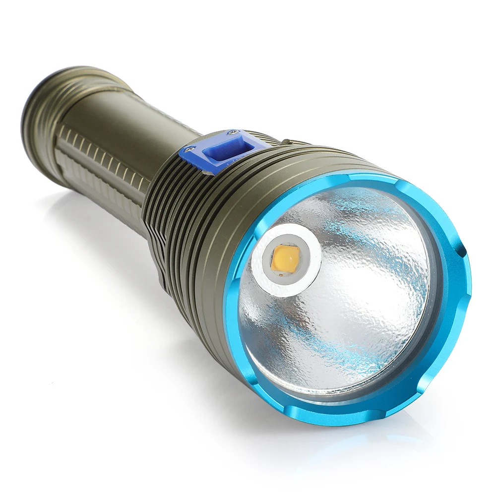 Diving Flashlight XHP70.2 LED Underwater 100M Tactics waterproof Diver High Power Lighting At Night Hunting Fishing submersible