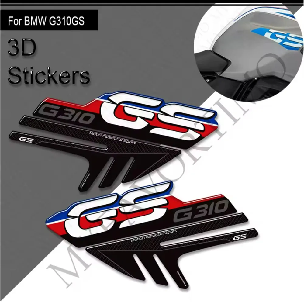 2023 2024 2025 Adventure ADV Bike Tank Pad Gas Fuel Oil Knee Stickers Decals Protection 2017 - 2022 For BMW G 310 GS G310GS G310