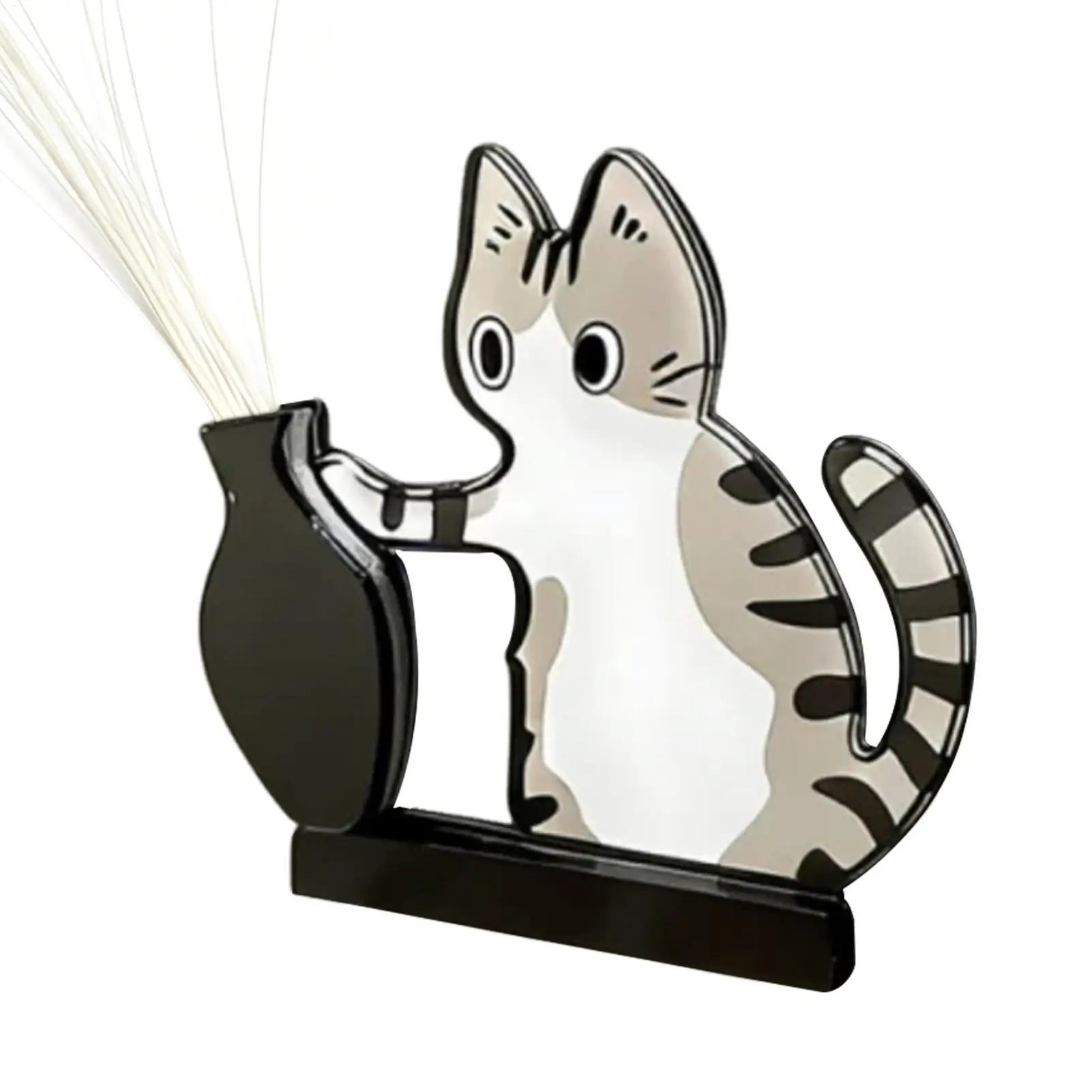 Cat Whisker Memorial Keepsake Wide Opening Cute Decoration Cat Whiskers Storage Container refrigerator magnets whiskers storage