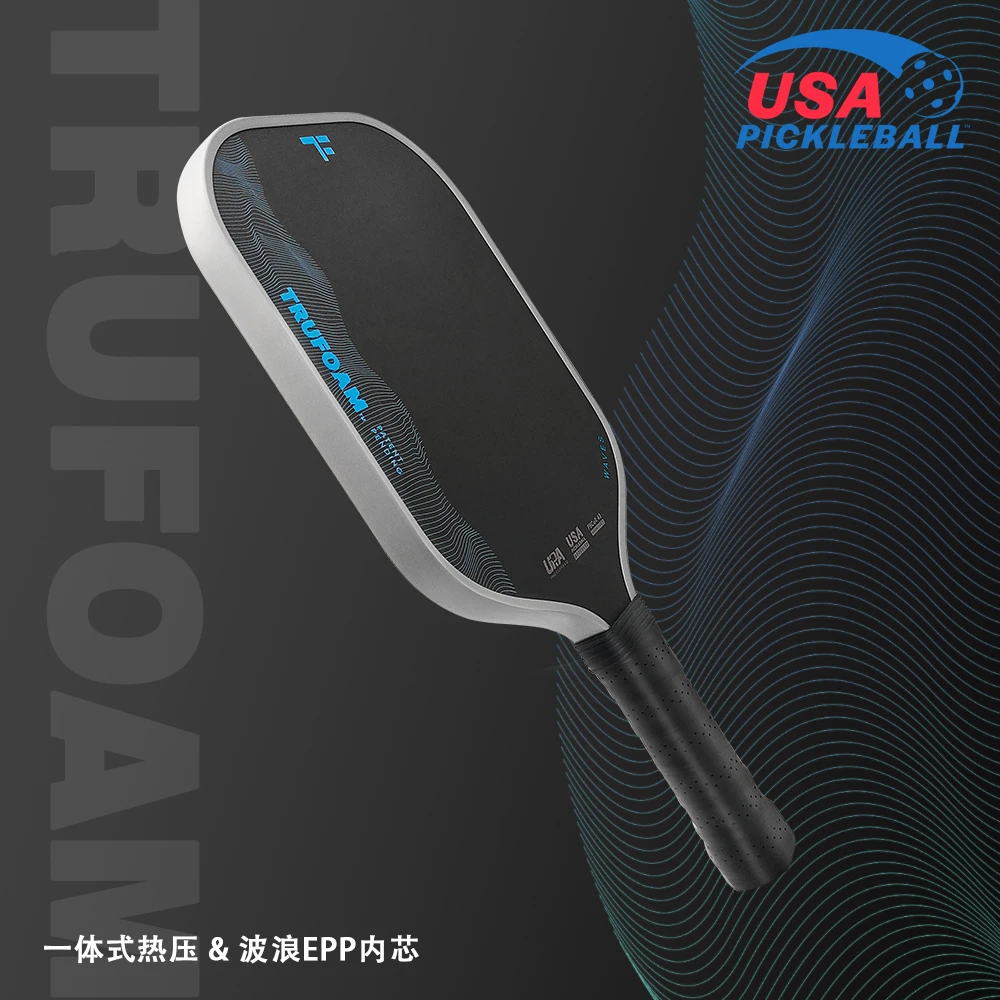 

2025 New Arrival High-Density Wave Pattern EPP Foam Inner Core Hot-Pressed T700 Carbon Fiber Approved Pickleball Paddles 16mm